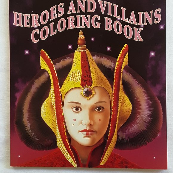 Star Wars Episode 1 Heroes and Villains Coloring Book 1999 Random House … - Picture 2 of 11